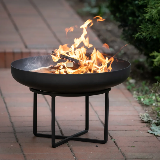 Stanyon Steel Wood Burning Outdoor Fire Pit