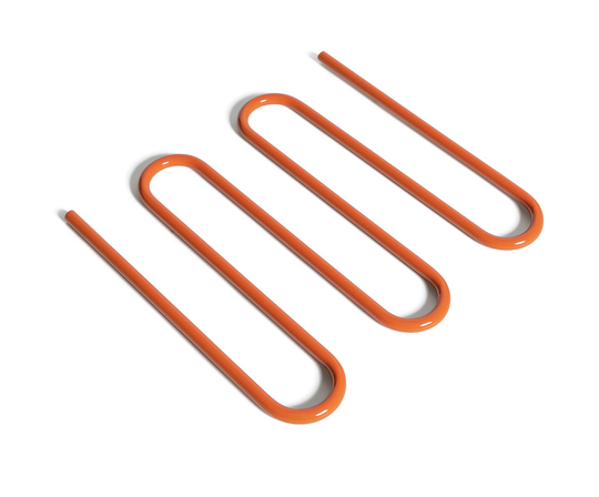 Habitat Optimist Wire Steel Trivet - Orange