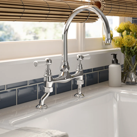 Bridge Kitchen Sink Deck Mixer with Handle