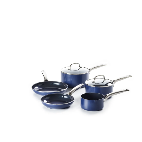 Blue Diamond 7 Piece Aluminium Non-Stick Cookware Set