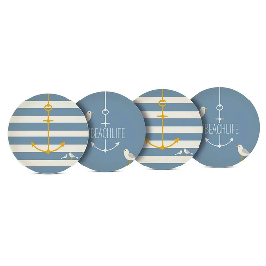 Herrera 4 Piece Dinner Plate Set
