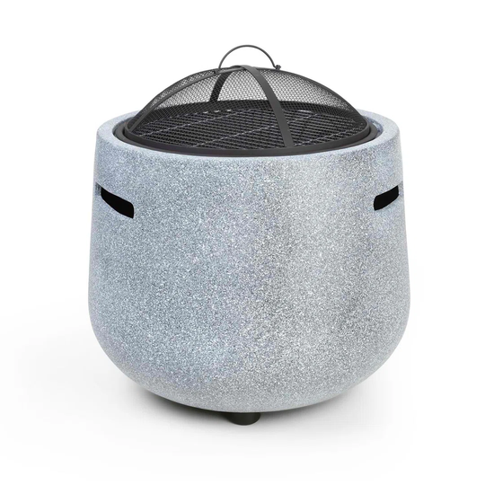 Evora Stone Charcoal and Wood Burning Fire Pit