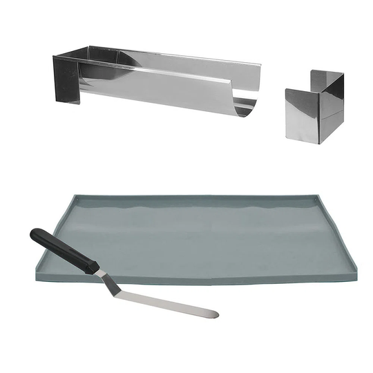 Brunswick Belfry Kitchen 3 - Piece Rectangle Stainless Steel Cake Tin Set