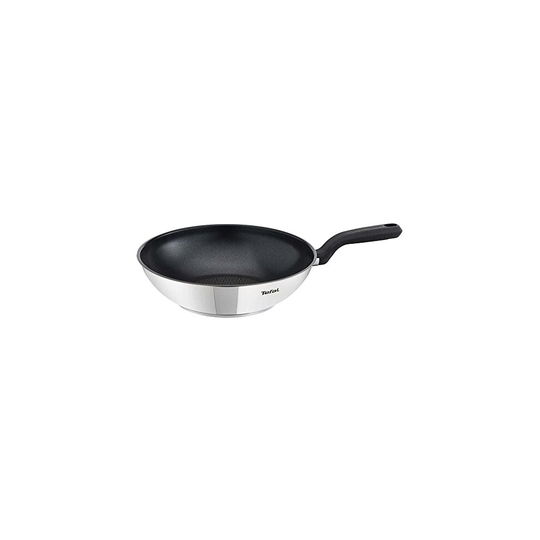 Tefal G7261944 Comfort Max Stainless Steel Non-stick Wok, 28 cm - Silver