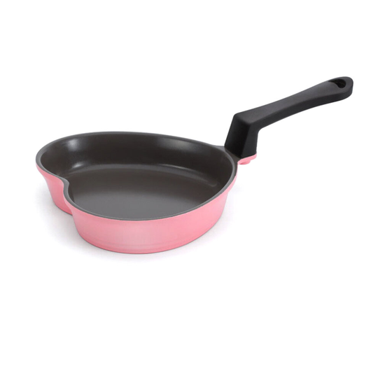 Frying Pan Food Breakfast Egg Ceramic Non-stick Heart Shaped Kitchen Cooking Pot Grilling Cookware Household Canteen