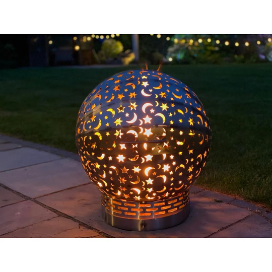 Mittler 60Cm H x 60Cm W Stainless Steel Wood Burning Outdoor Fire Pit