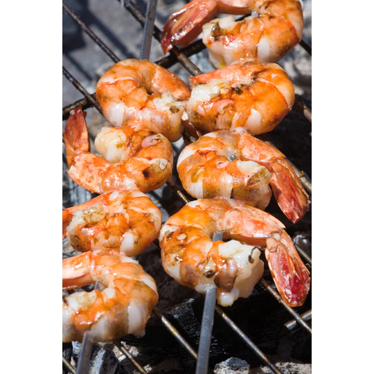 Grilled Prawns by Togoshi - Wrapped Canvas Photograph