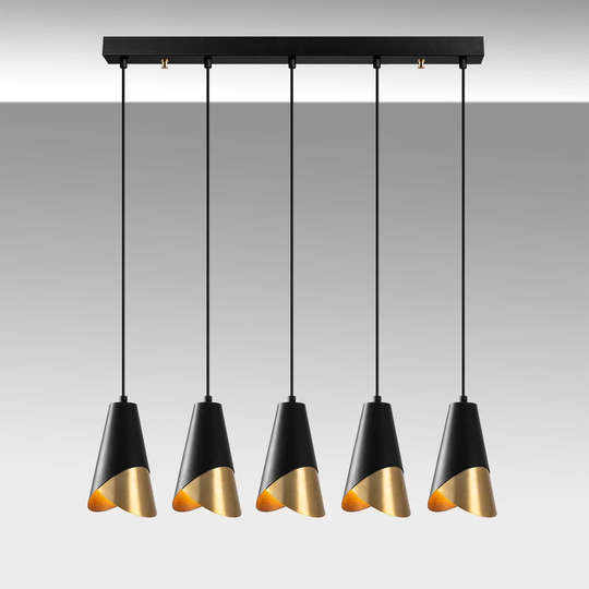 Westridge 5 - Light Kitchen Island Cone Pendant