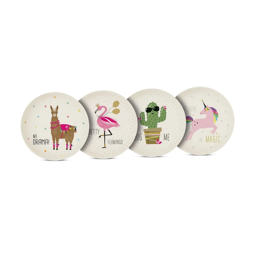 Ebner 4 Piece Dinner Plate Set