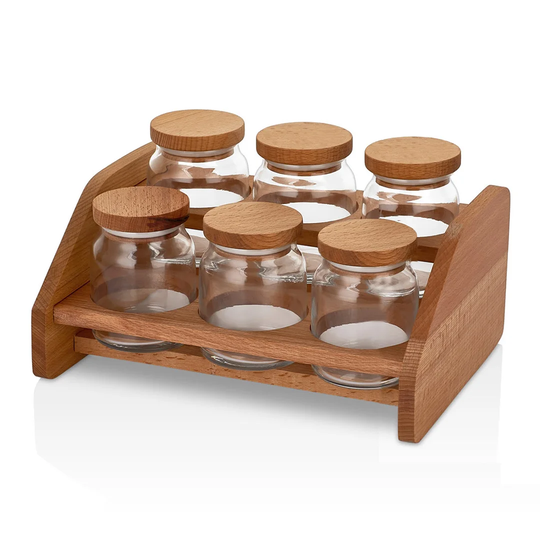 Houn 12-Jar Free-Standing Spice Rack
