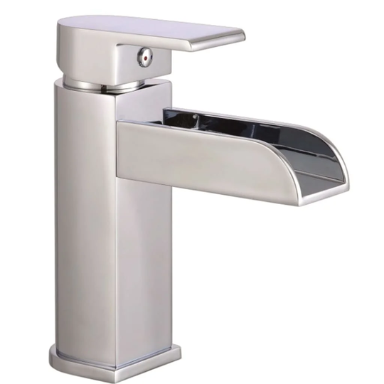 Schütte Basin Mixer with Waterfall Spout Idrovia Chrome