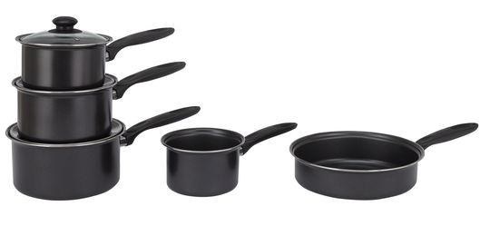Argos Home 5 Piece Non Stick Carbon Steel Pan Set