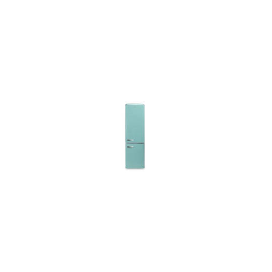 electriQ 60/40 Retro Freestanding Fridge Freezer - Blue