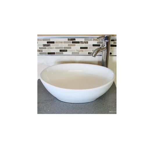 Painuly Ceramic Countertop Basin with Tap