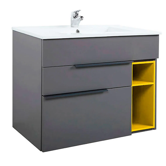 Weighton 800mm Wall Hung Single Vanity