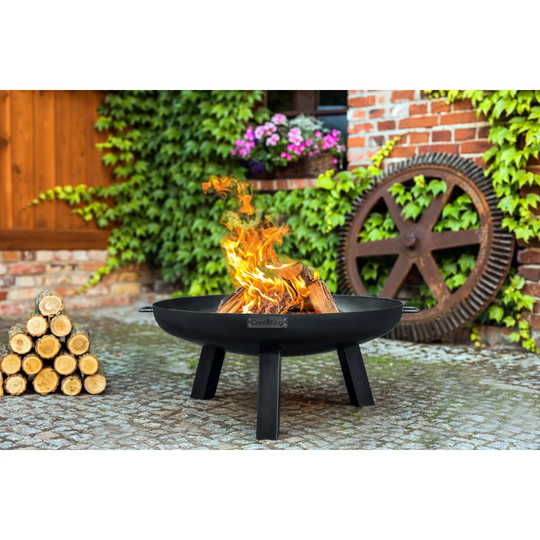 38Cm H x 62Cm W Steel Wood Burning Outdoor Fire Pit