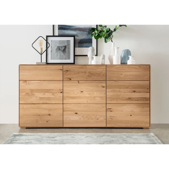 Caius 172 Cm Wide Oak Solid Wood Sideboard