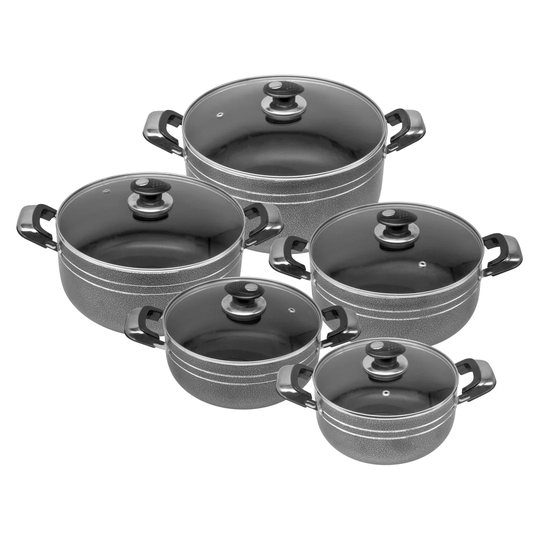 SQ Professional Una Ares 5pc Non-Stick Aluminium Cookware Set