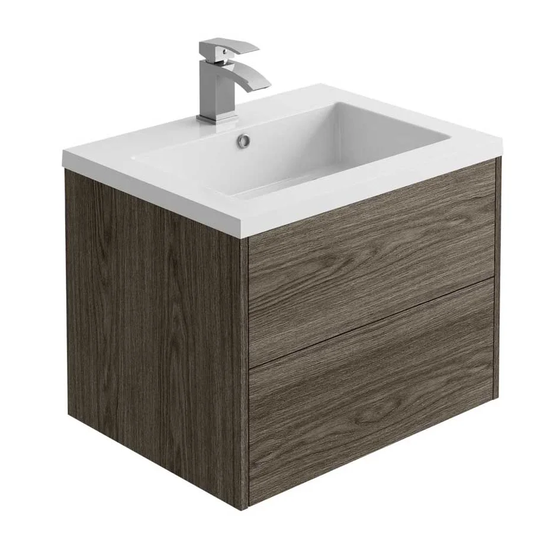 Aceves 592mm Wall Mount Vanity Unit