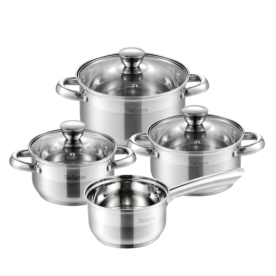 Blue Elephant Arthus 7 Pieces Stainless Steel Non Stick Cookware Set