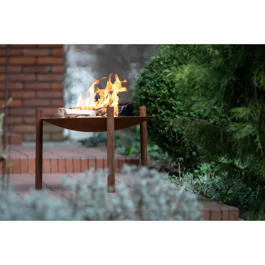 Moshup Steel Wood Burning Fire Pit