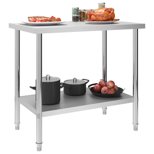 Birdena 100 Cm Stainless Steel Prep Table