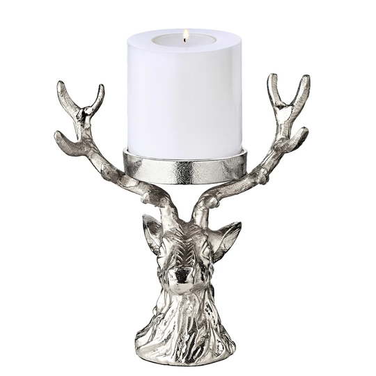 Deer Metal Candlestick