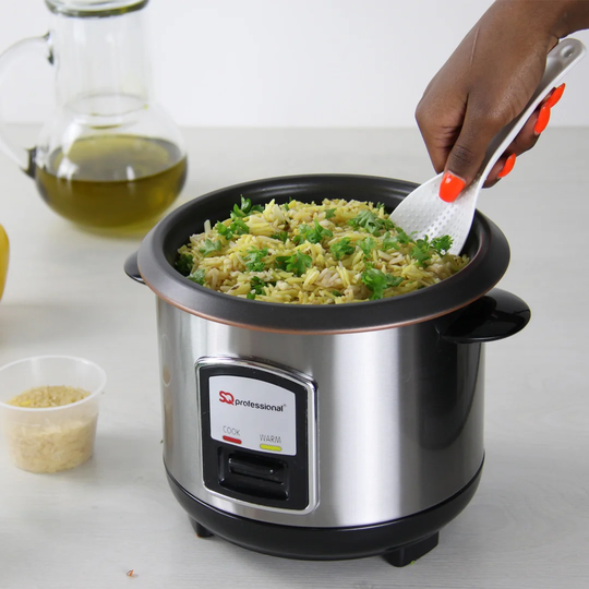 SQ Professional Lustro 0.8L Stainless Steel Rice Cooker