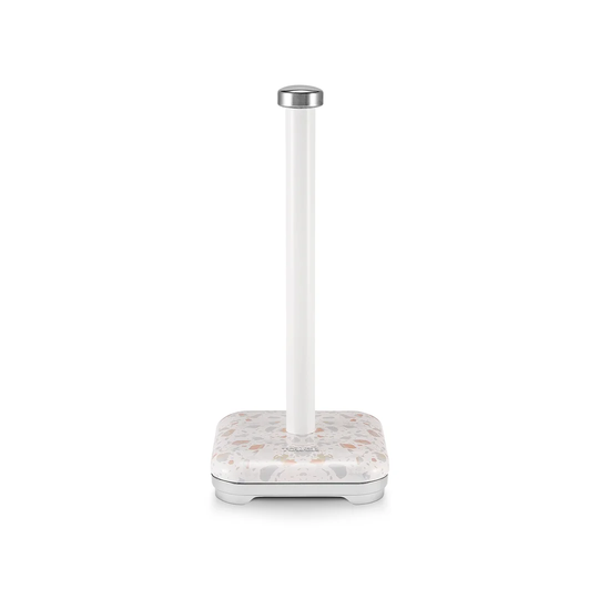 Tower T826152TAN Terrazzo 6 Branch Mug Tree and Kitchen Towel Pole, Tan