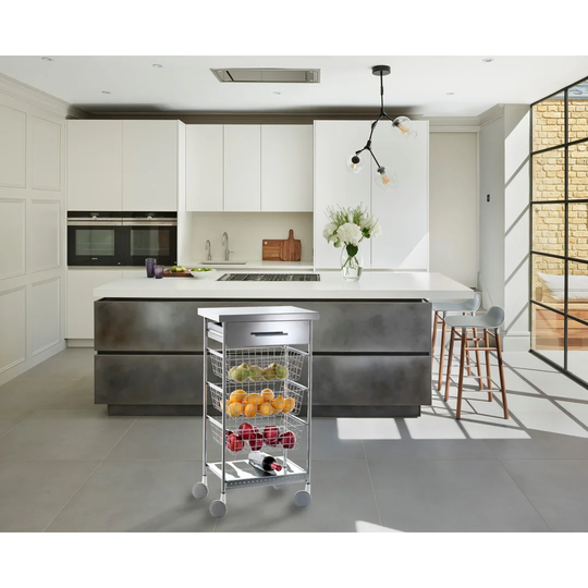 Kujawa 48Cm Stainless Steel Kitchen Trolley
