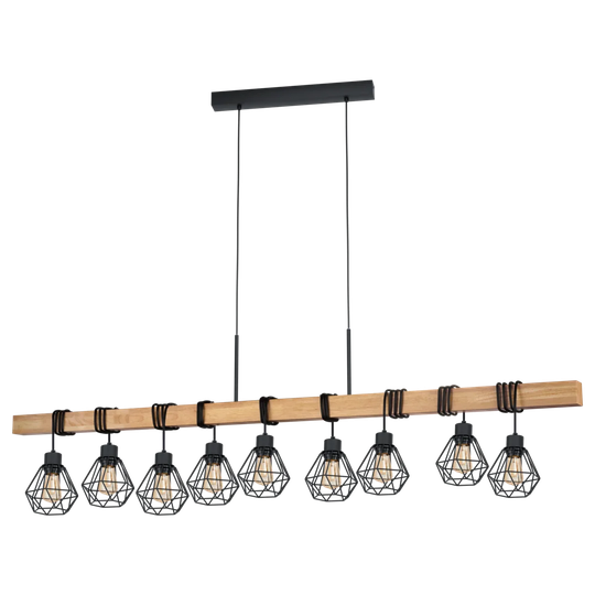 Rockridge 9-Light Kitchen Island Teardrop Pendant