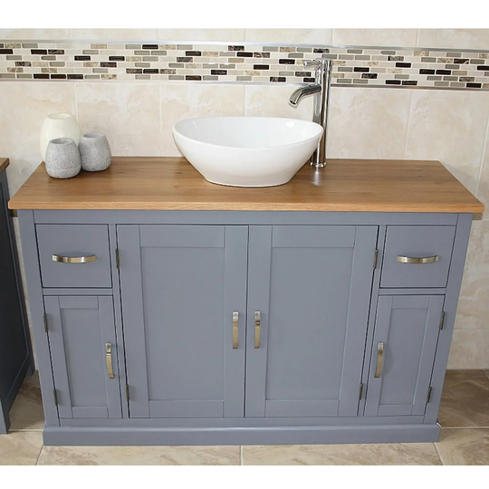 Solid Beech Navona 1230mm Free-standing Single Vanity