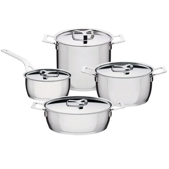 Alessi Pots&Pans sauce pan set 7 pieces 7 pieces