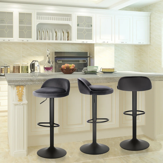 Ashanty Adjustable Height Swivel Bar Stool