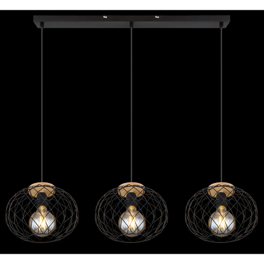 Avey 3-Light Kitchen Island Globe Pendant