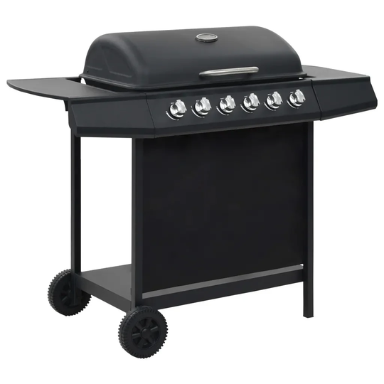 Aadya 63.5cm 6-Burner Portable Liquid Propane Barbecue Grill