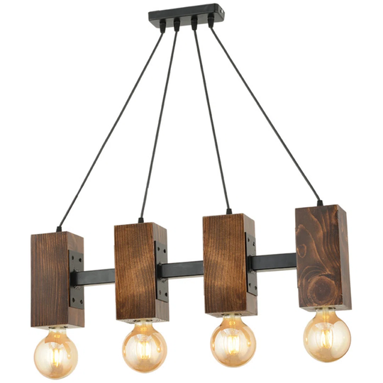 Bengt 4 - Light Kitchen Island Linear Pendant