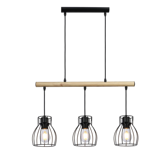 Weekley 3-Light Kitchen Island Linear Pendant