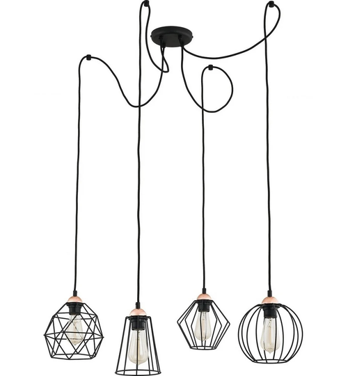 Siobhan 4 - Light Kitchen Island Geometric Pendant