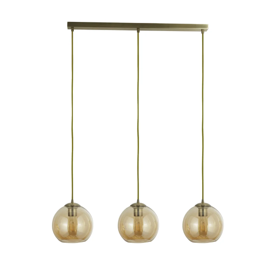 Eslick 3 - Light Kitchen Island Globe Pendant