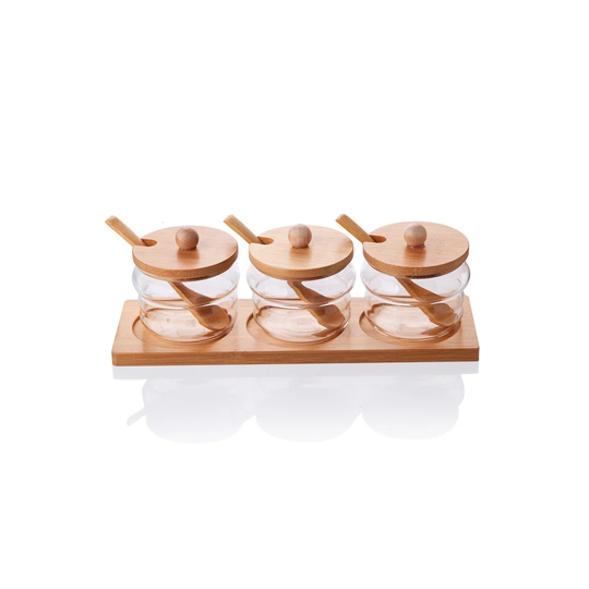 3 Jar Free-Standing Spice Rack