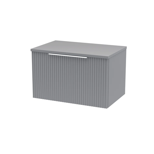 600Mm Wall Hung Single Drawer Vanity & Worktop