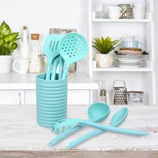 18Pcs Silicone Kitchen Cooking Utensils Set, Cooking Spoons, Nonstick Kitchen Gadgets, BPA Free, Heat Resistant Kitchen Tools