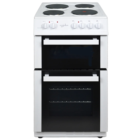 50cm Twin Cavity Electric Cooker with Solid Hotplate Hob