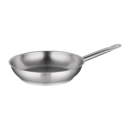 Vogue Stainless Steel Induction Frying Pan 240mm - [M925]