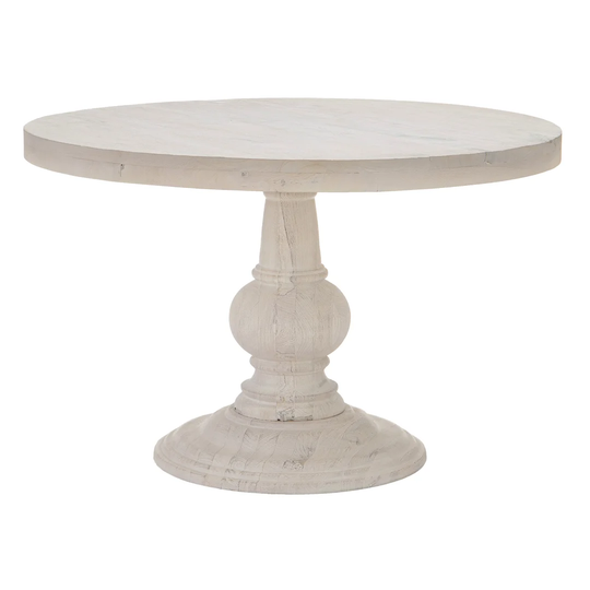 Angus 120 Cm Mango Solid Wood Pedestal Dining Table