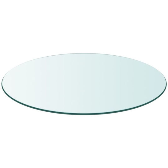 Table Top Tempered Glass Round 700 mm