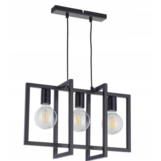 3 - Light Kitchen Island Square / Rectangle Pendant