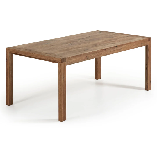 Boerner Butterfly Leaf Solid Oak Dining Table