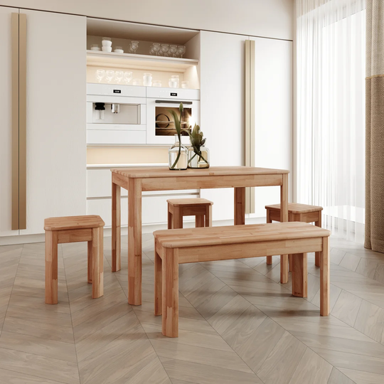 Schneck Beech Solid Wood Dining Table
